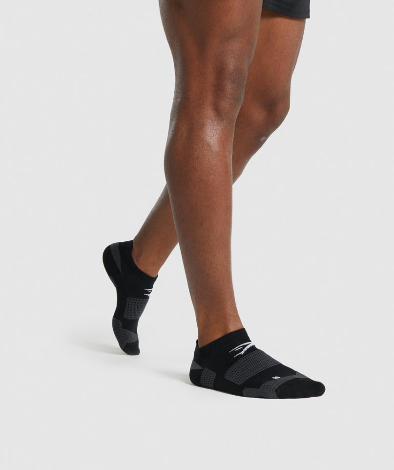 Gymshark Ankle Performance Socks Black | NZ 8AIMXF